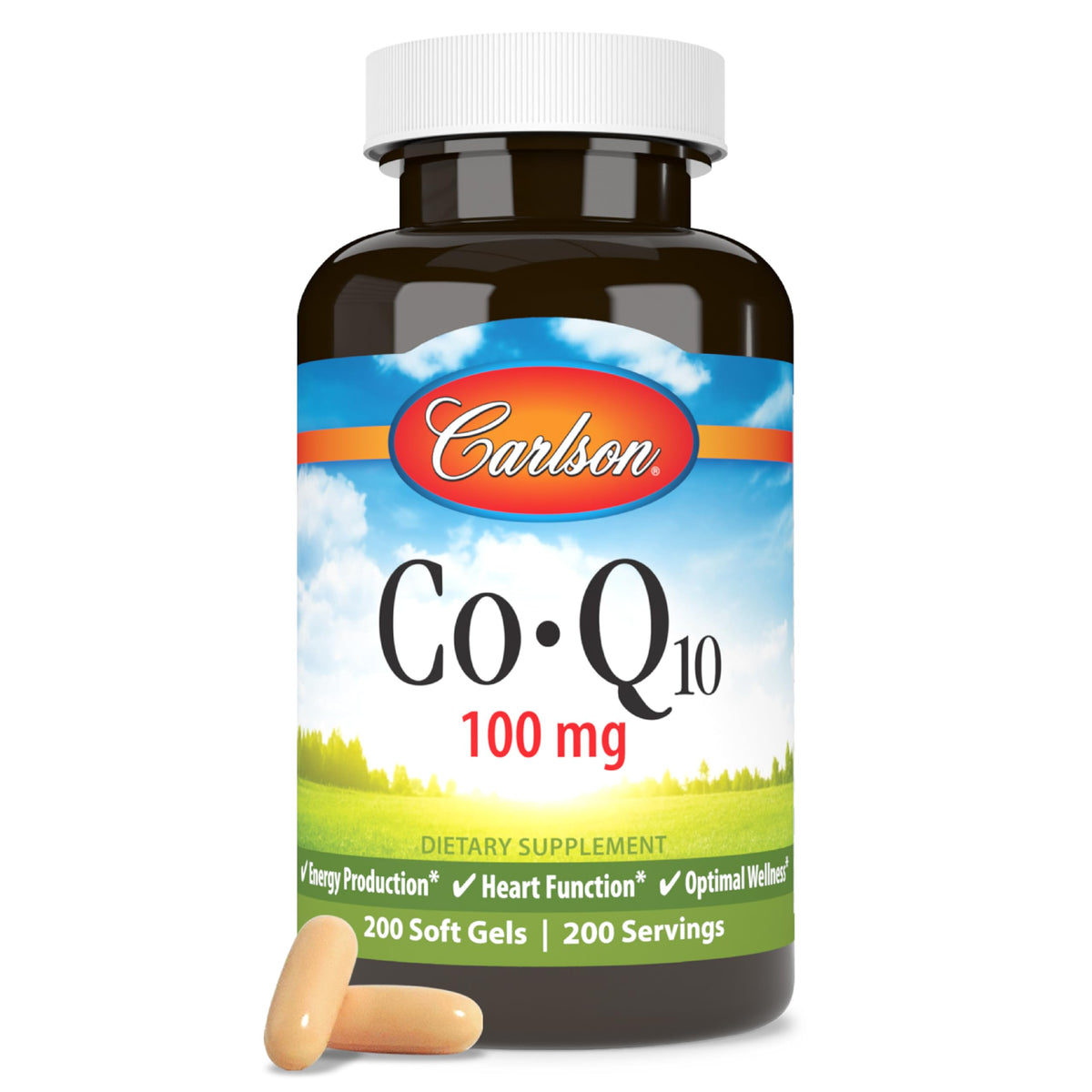 Carlson Co-Q10 100 mg - 200 Softgels