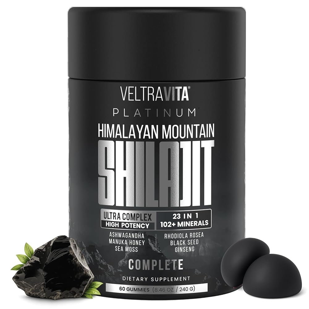 VeltraVita 23-in-1 Himalayan Shilajit Gummies - 60 Gummies