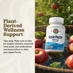 KAL Apple Pectin 600mg Soluble Prebiotic Fiber - 120 Vegetarian Capsules - image 4