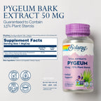 SOLARAY Pygeum Bark Extract 50 mg - 60 Vegetarian Capsules - image 2