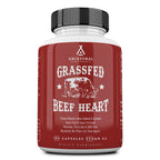 Ancestral Supplements Grass Fed Beef Heart Supplement CoQ10 - 180 Capsules