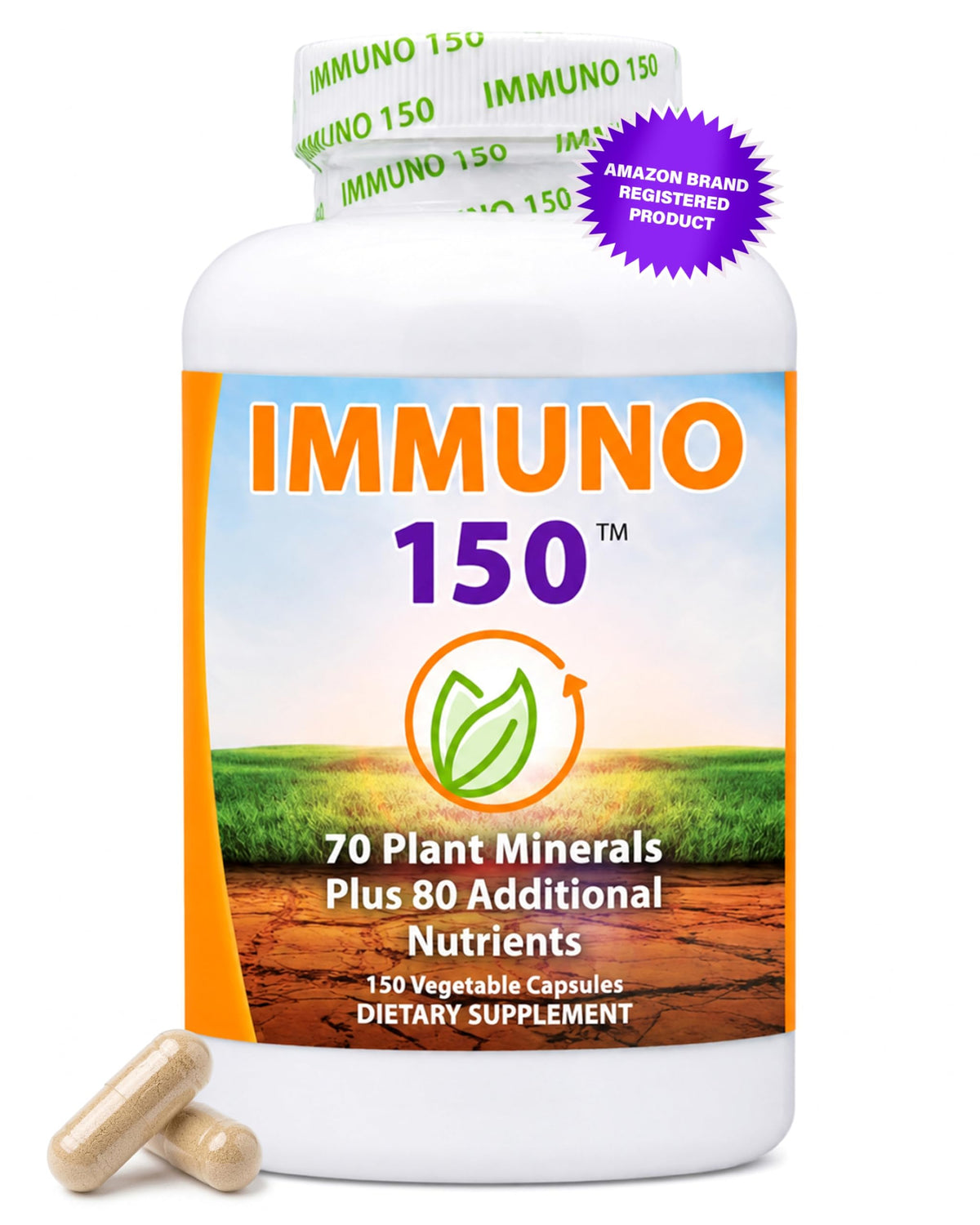 Immuno 150 Immune Support Supplement - 150 Vegetarian Capsules