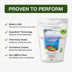 Biopharma Scientific NanoGreens + Probiotic Green Spirulina Powder - image 4