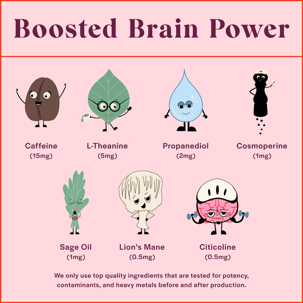 Fleur Marche Focus, Plz. Botanical Patch - Brain Boosting Focus Patch