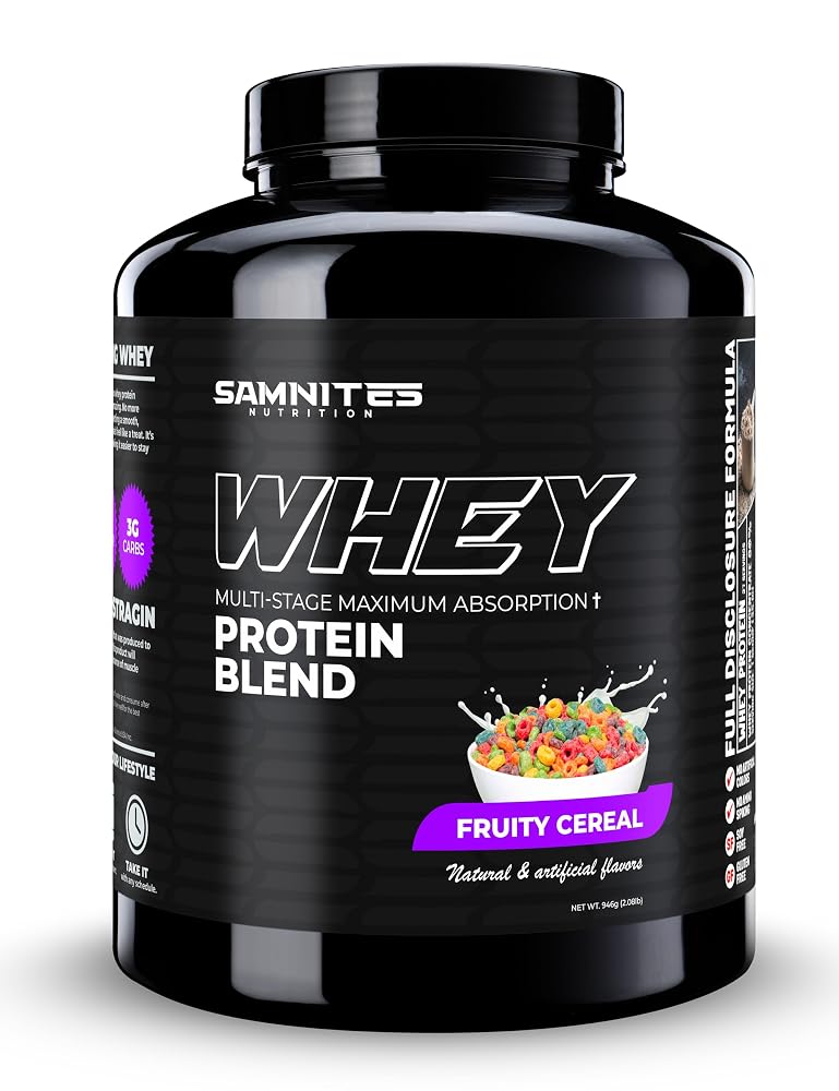Samnites Nutrition Whey Protein Blend Fruity Cereal - 1.9 lb