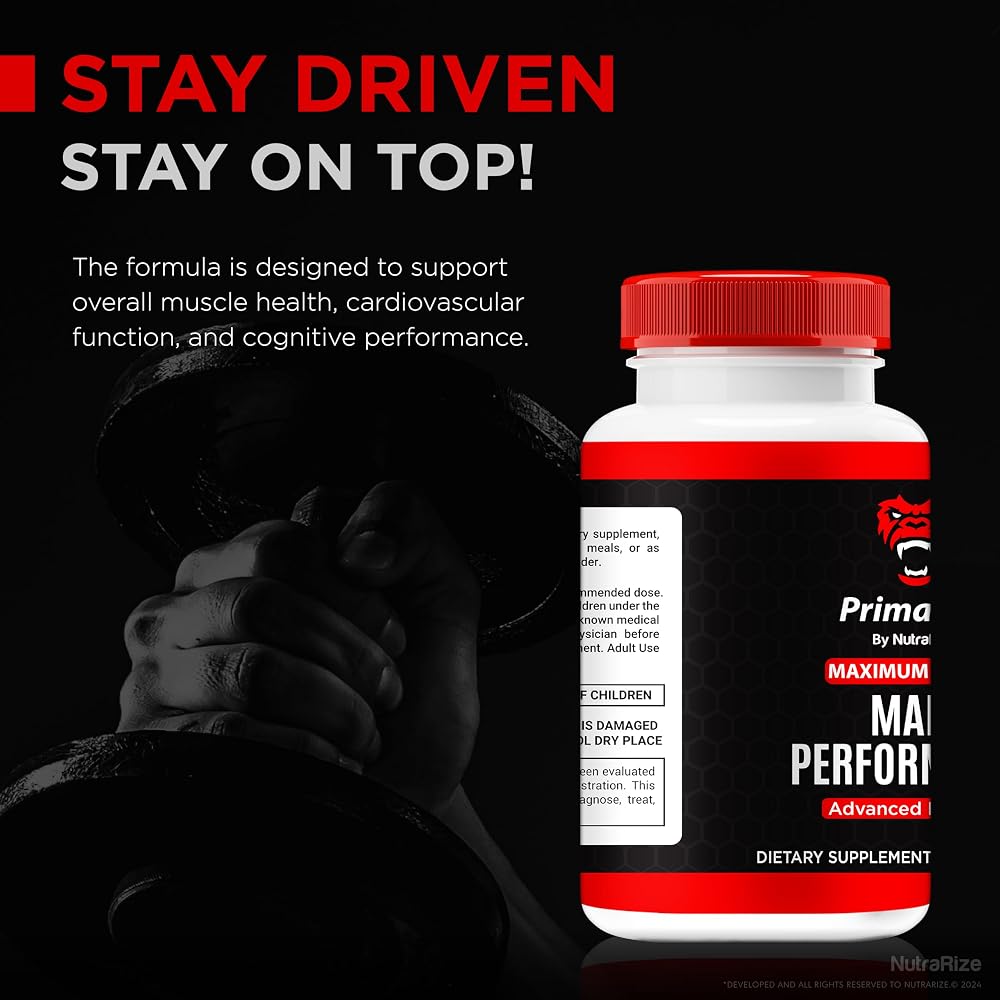 NutraRize PrimalLift Pills Male Performance Support - 60 Capsules - image 5