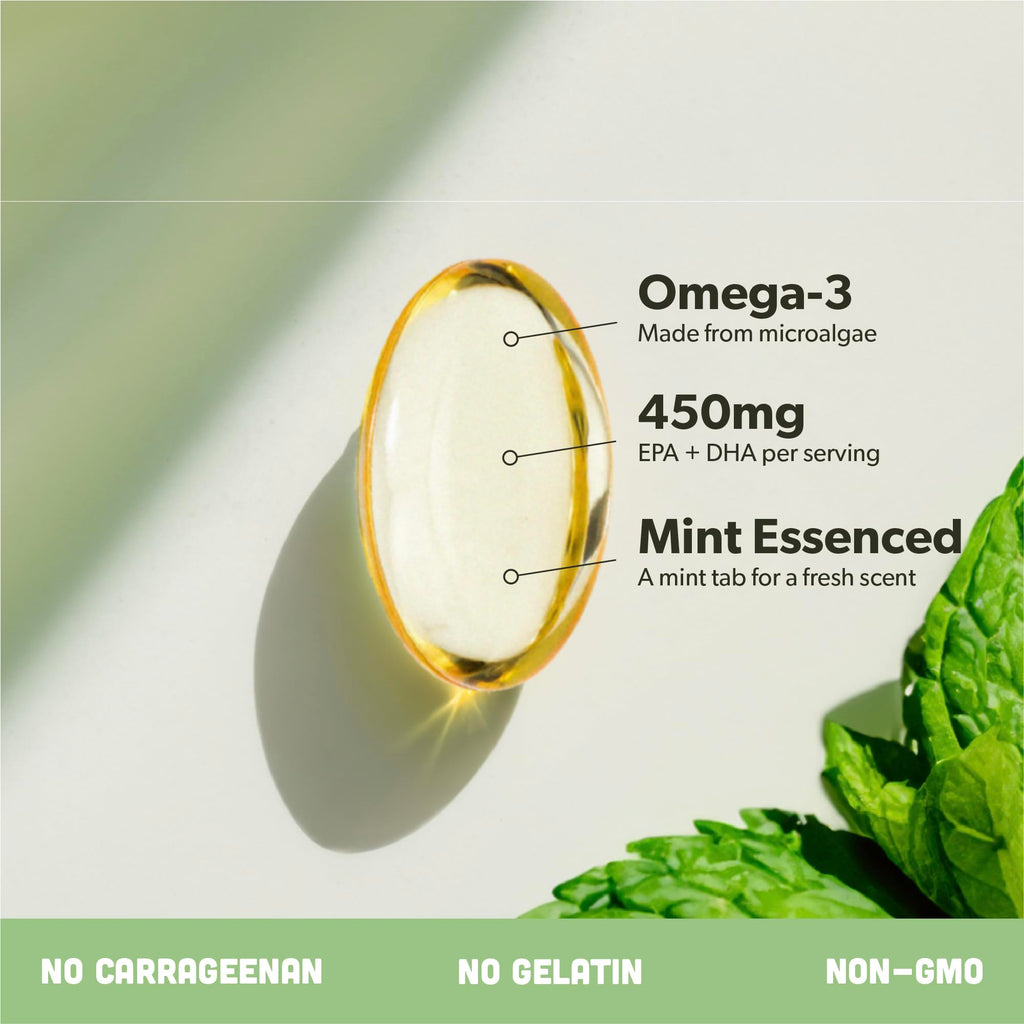 Sapling Vegan Omega-3 Plant Based DHA & EPA - 60 Softgels - image 4