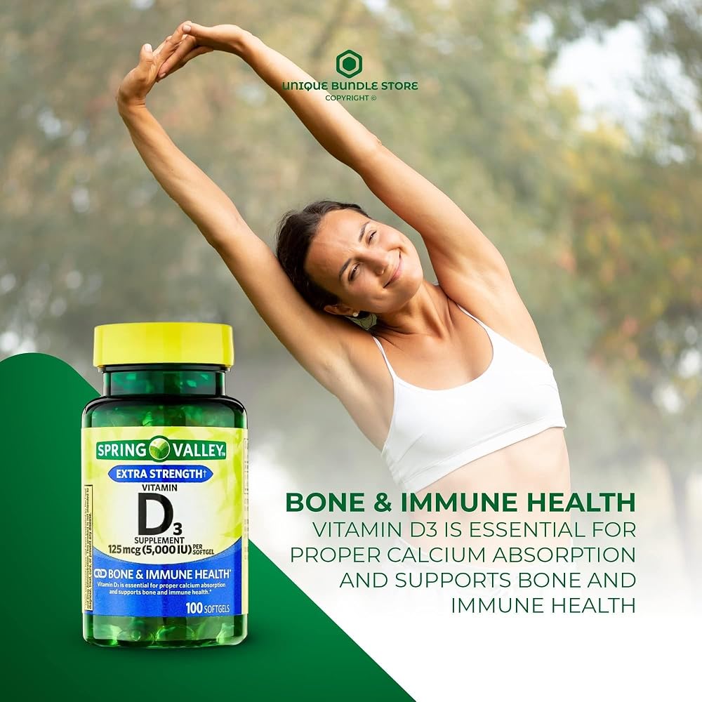 Unique Bundle Store Vitamin D3 5000 IU