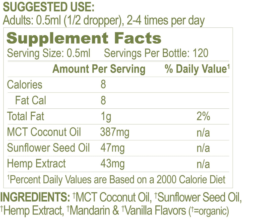 Restorative Botanicals Hemp Oil Drops 5000 mg - 120 Servings - image 11