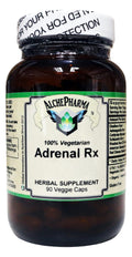 AlchePharma Adrenal Rx Adaptogen Blend - 90 Vegetarian Capsules