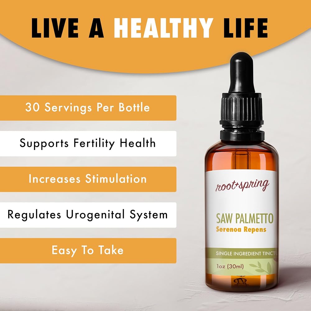 root + spring Saw Palmetto Berry Herbal Tincture - 1 fl oz - image 4