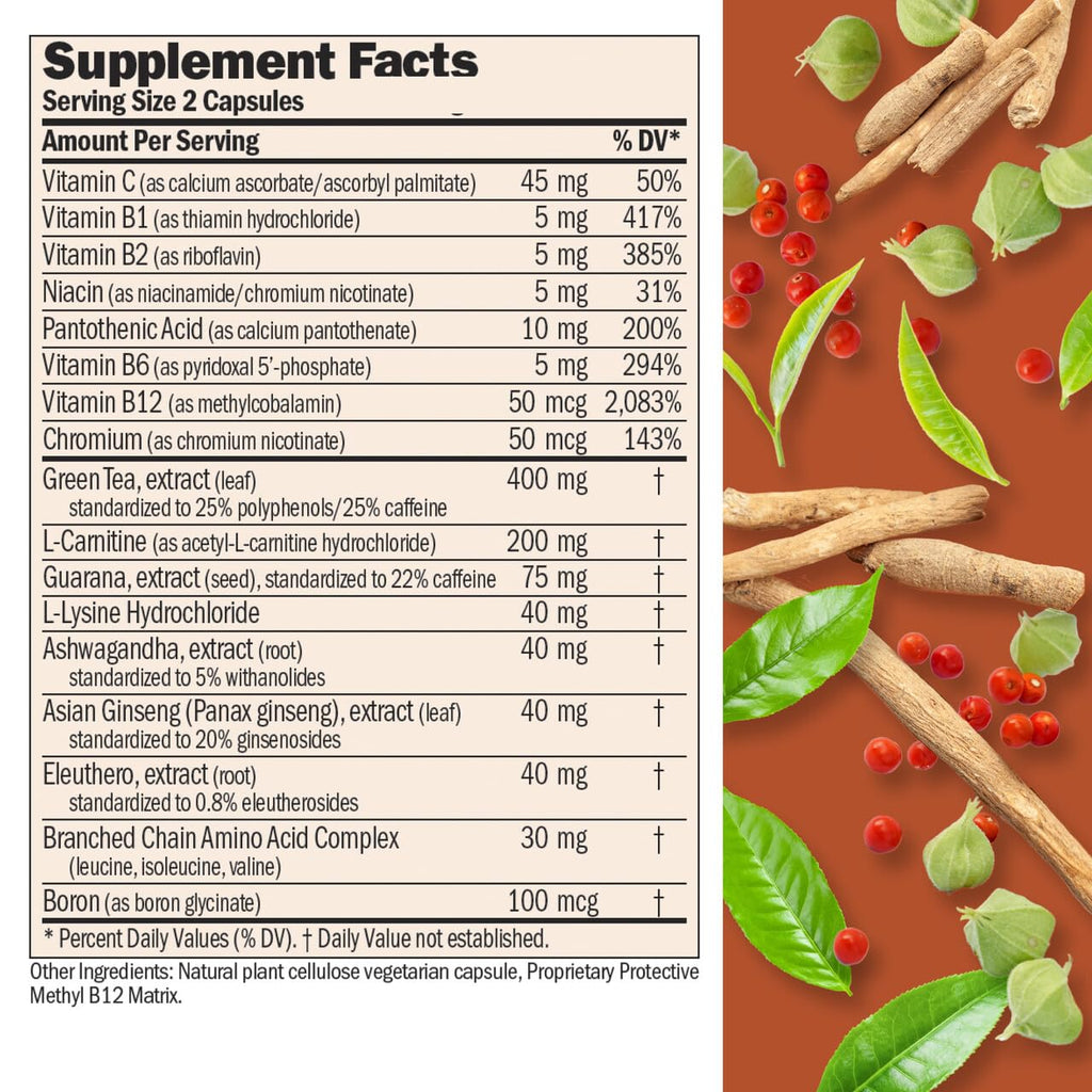 ANDREW LESSMAN Energy and Fat Metabolism Factors Capsules - Promotes