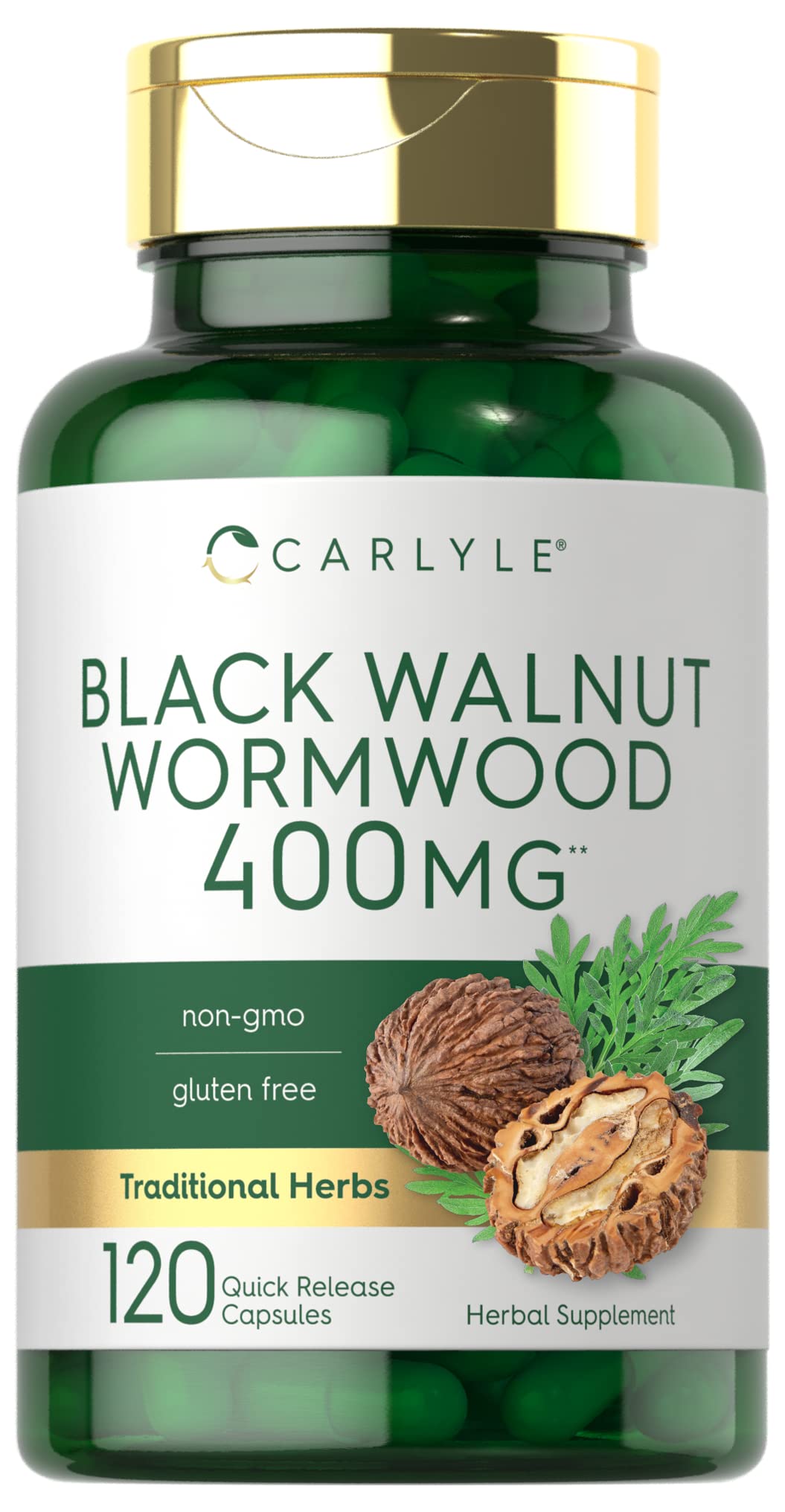 Carlyle Wormwood Black Walnut Herbal Complex - 120 Capsules