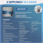 M Pain Management Neuropathy Cream with L-Arginine - 2.82 oz - image 5