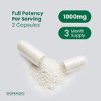 Dorado Nutrition Organic Shatavari Capsules 1000mg - 180 Capsules - image 8