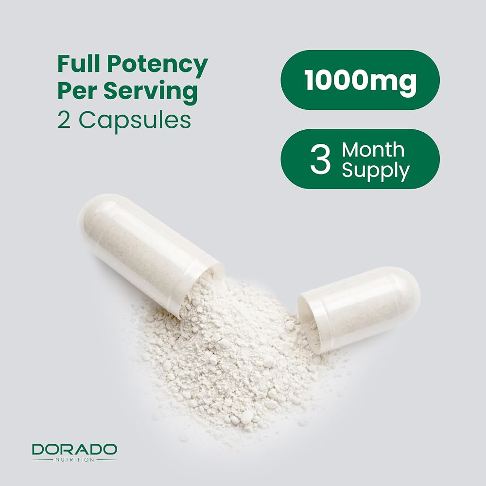 Dorado Nutrition Organic Shatavari Capsules 1000mg - 180 Capsules - image 8