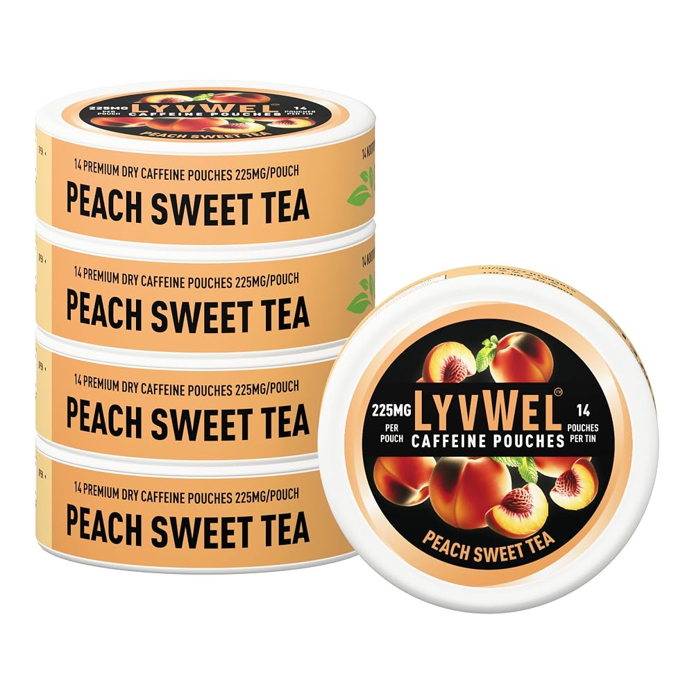 LyvWel 225mg Caffeine Pouches