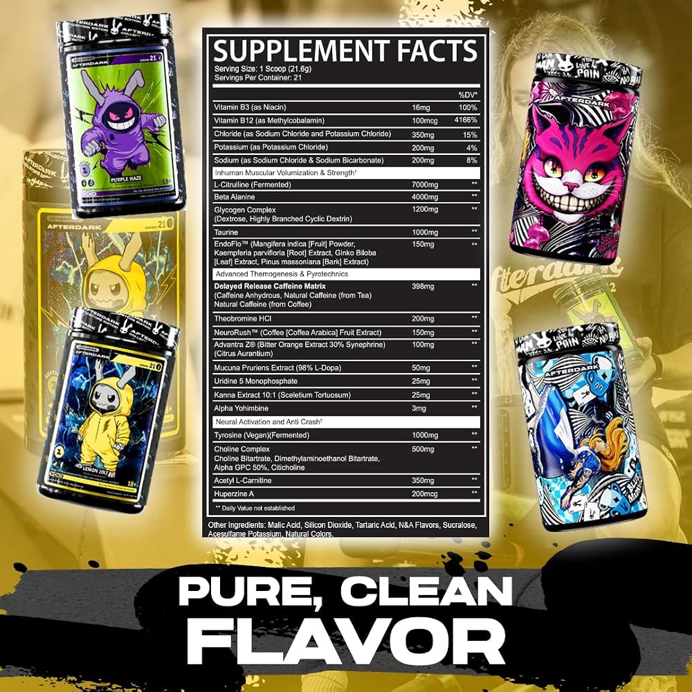 AFTERDARK INHUMAN Void Pre-Workout Powder