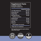 Nuven Naturals Brain Support Supplement with Lion's Mane - 60 Capsules - image 2
