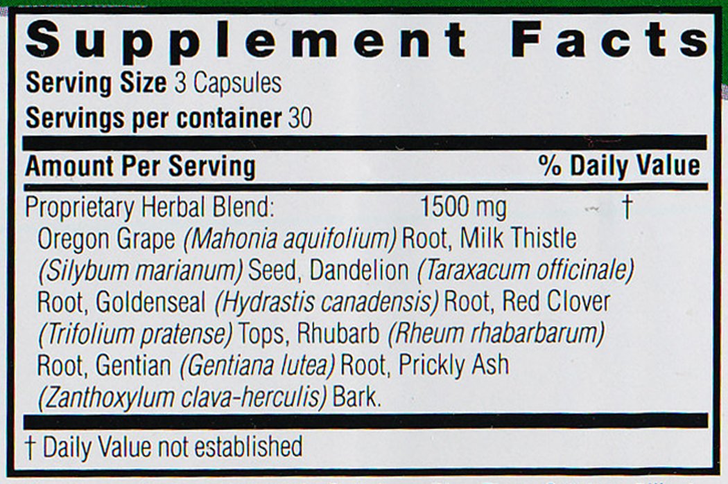 Nature's Answer Liver Support Herbal Combination - 90 Capsules - image 6