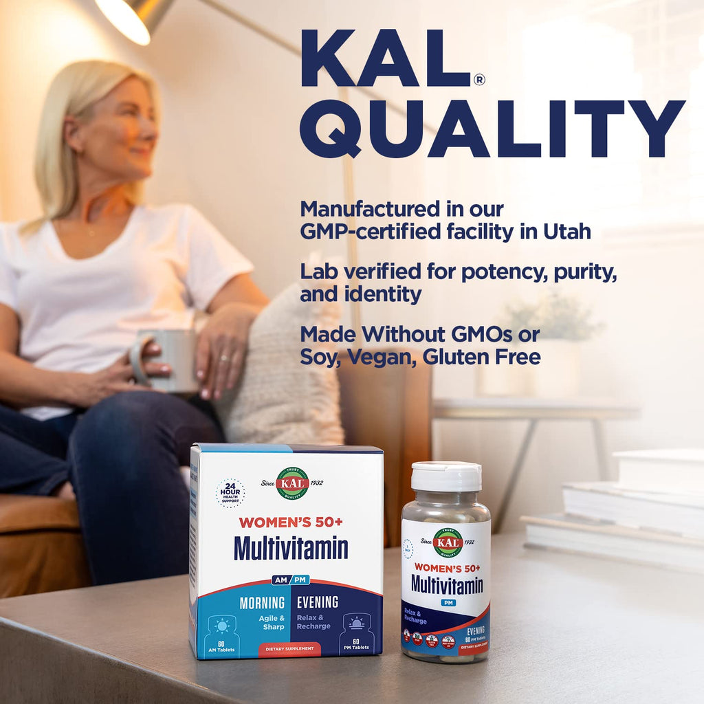KAL Plus 2-in-1 Multivitamin for Women 50+ - 120 Tablets - image 6