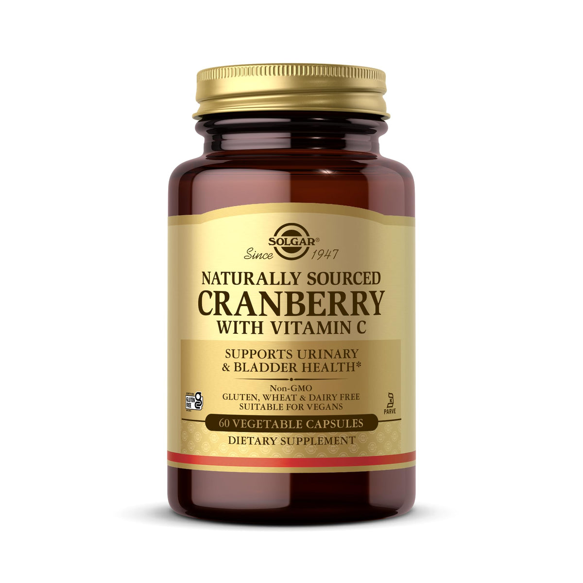 Solgar Cranberry with Vitamin C - 60 Vegetable Capsules