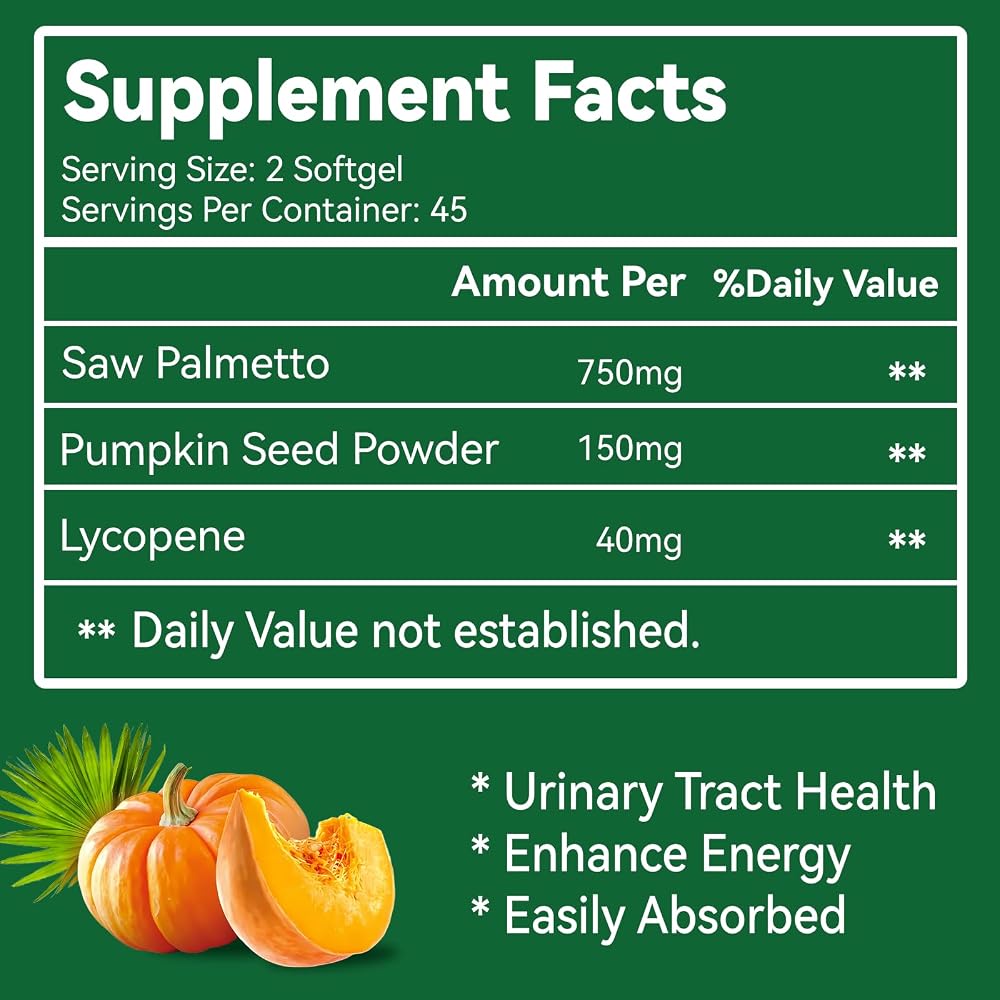 EAZGOO Saw Palmetto Supplement