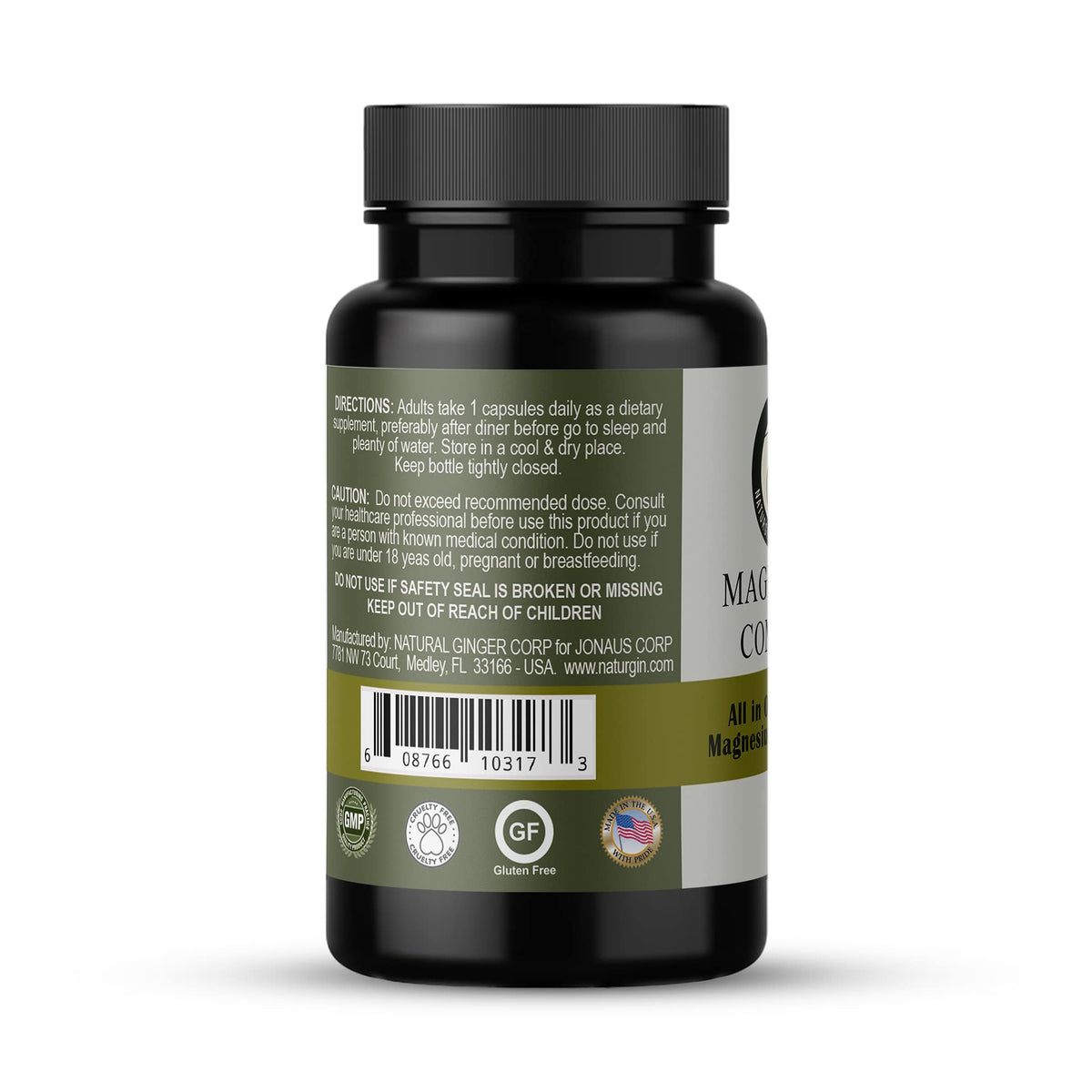 NATURGIN Magnesium Complex Citrate + Potassium - 90 Capsules - image 3