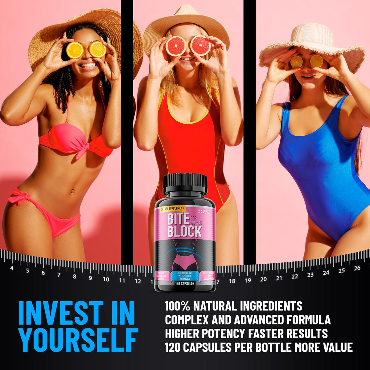Helix Heal Appetite Suppressant for Weight Loss Women - Pills