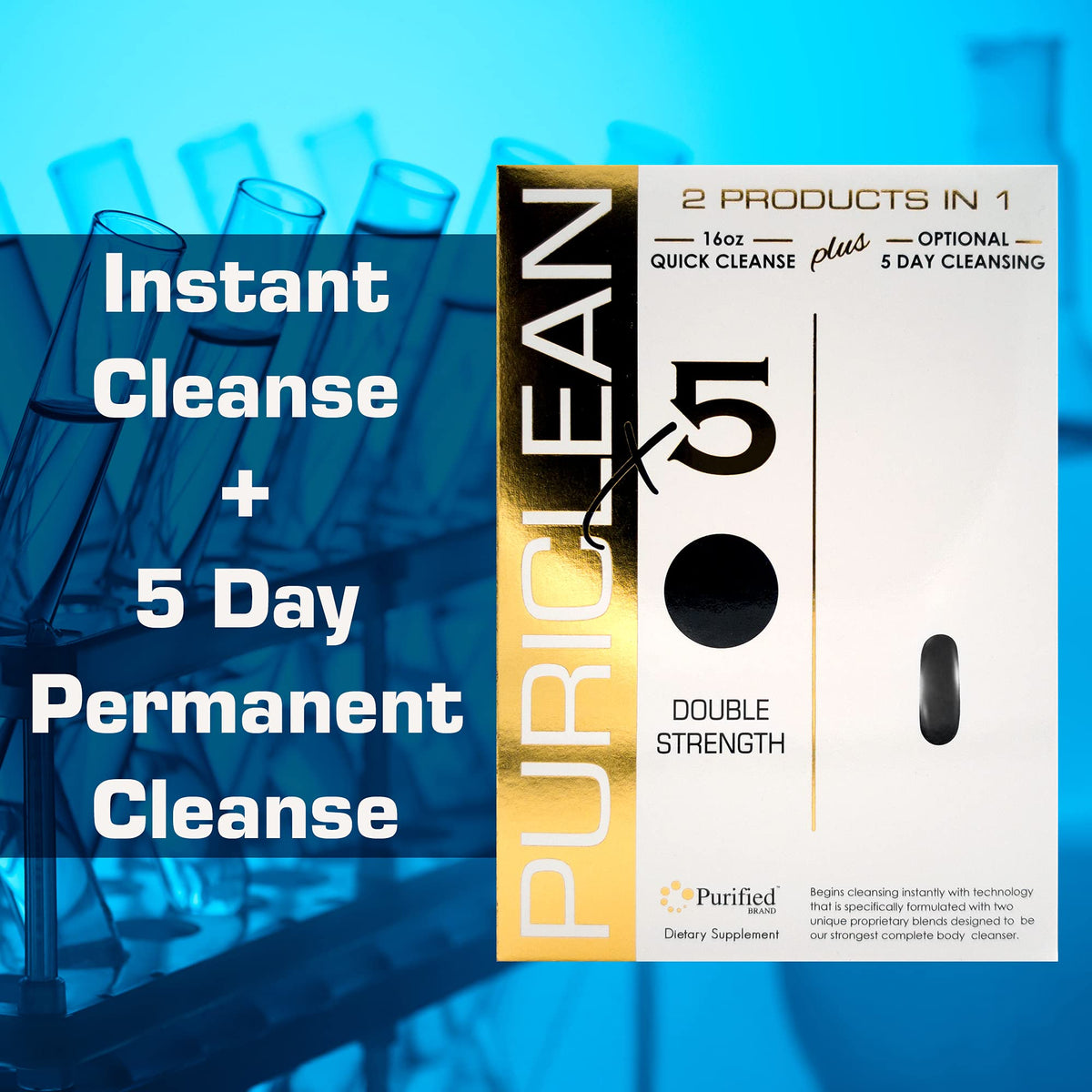 Wellgenix Puriclean X5 Complete Body Cleanser - 20 Capsules + 1 Softgels - image 2