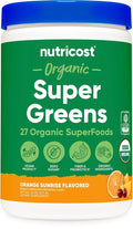 Nutricost Organic Super Greens Powder (30 Servings) - Superfood