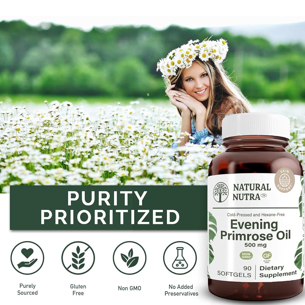 Natural Nutra Evening Primrose Oil Supplement 500 mg Parent - image 5