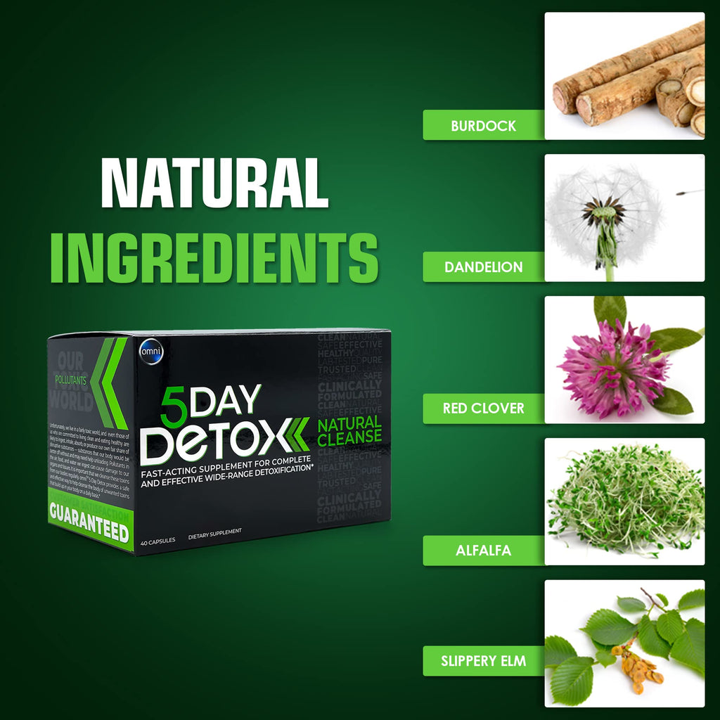 Wellgenix Omni 5 Day Detox Cleanse - Premium Natural Body Detox - image 4