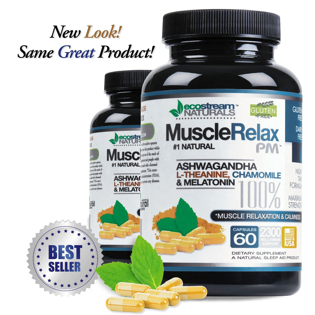 ecostream Naturals Muscle Relax PM Sleep Support - 60 Capsules - image 2