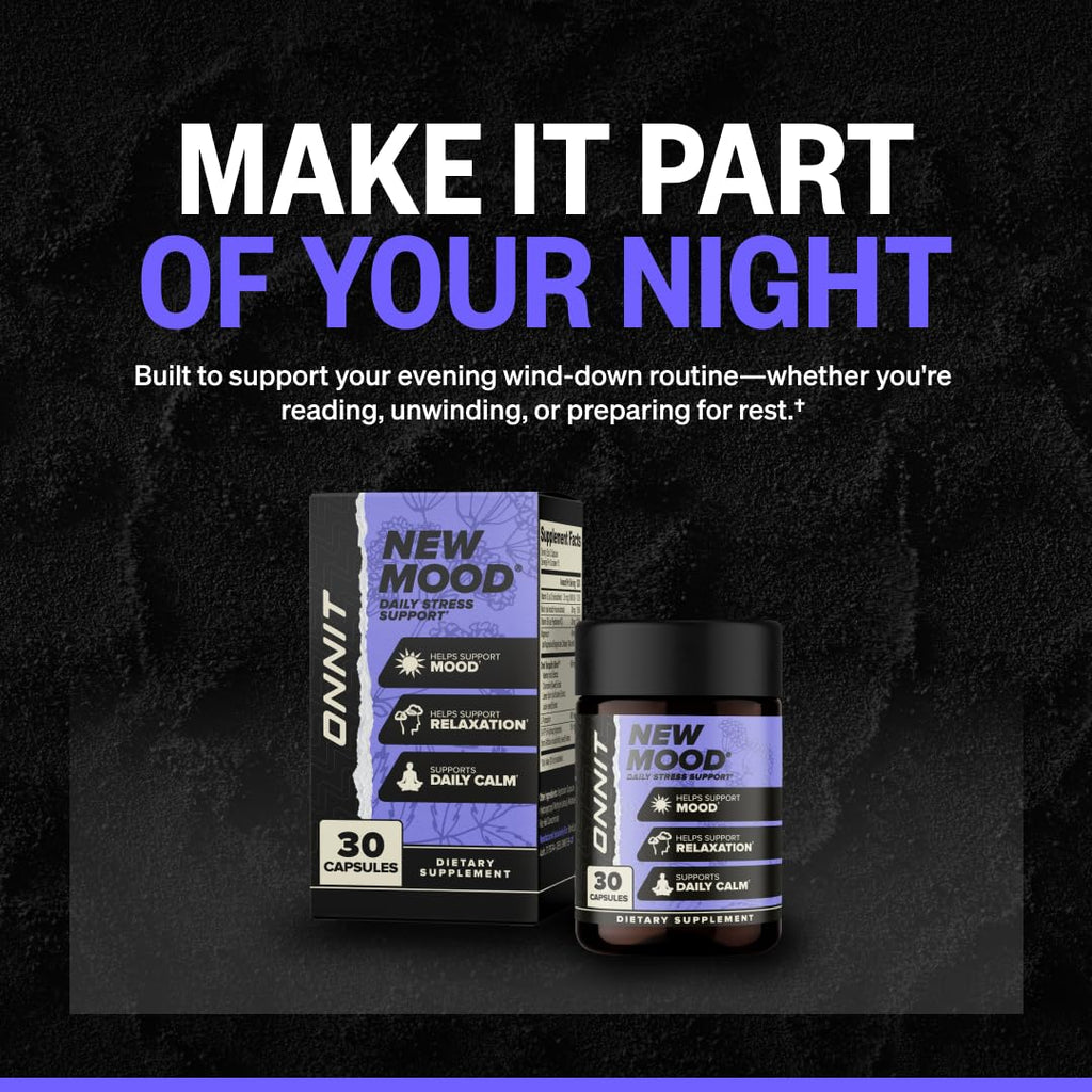 ONNIT New Mood Stress & Sleep Support Supplement - 60 Capsules - image 5