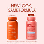 Love Wellness Healthy Hair Probiotics with Biotin - 30 Capsules - image 2