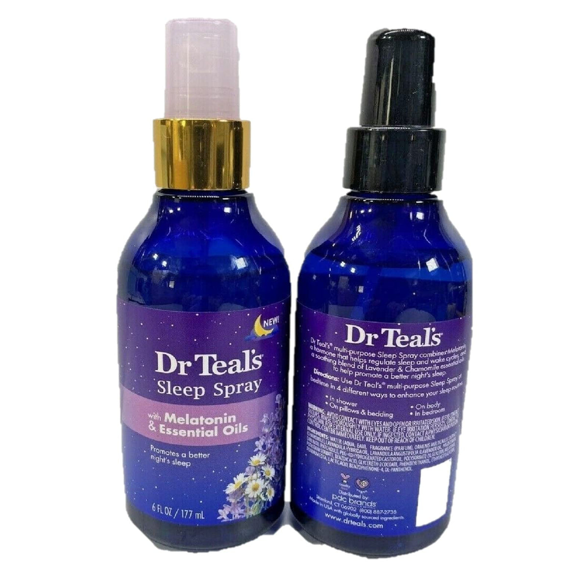 Dr Teal's Dr. Teal's Sleep Spray with Melatonin & Essential Oils - 2 Pack - image 2