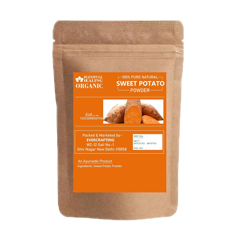Blessfull Healing Organic Sweet Potato Powder 100% Pure Natural 200