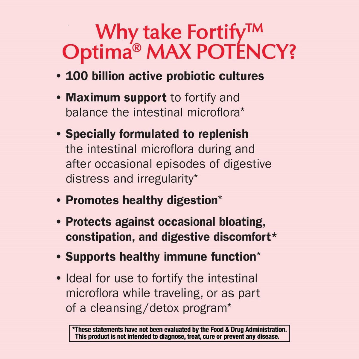 Nature's Way Fortify Optima Daily Probiotic 100 Billion - 30 Capsules - image 4