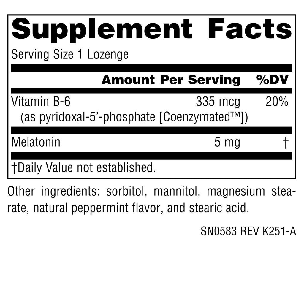 Source Naturals Sleep Science Melatonin 5 mg - 100 Lozenges - image 2