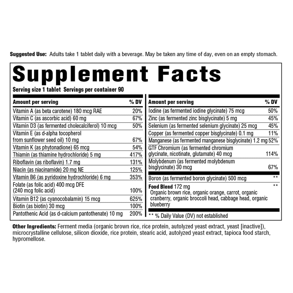 Innate Response Formulas One Daily Iron Free Multivitamin - 90 Tablets - image 2