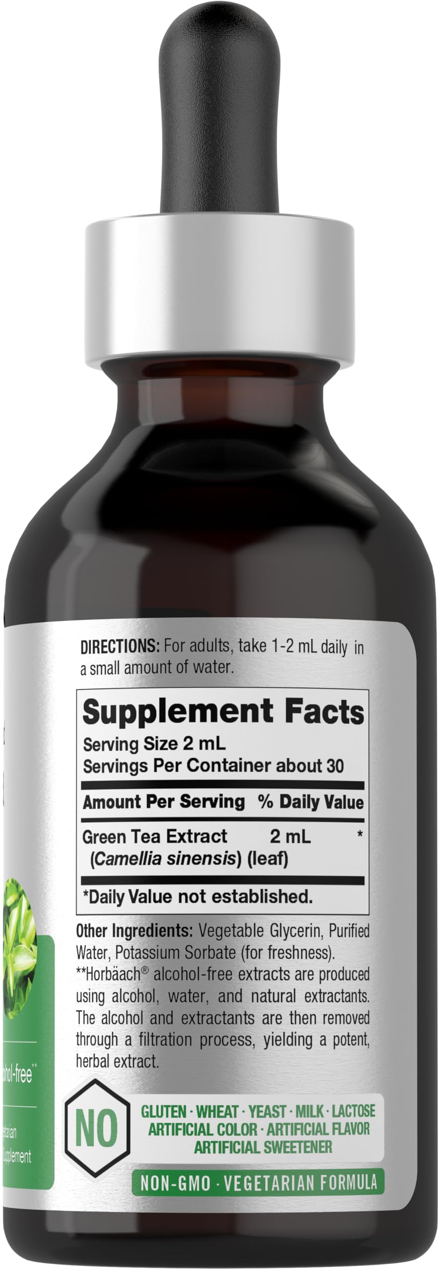Horbäach Green Tea Extract Liquid Drops - 2 Fl Oz - image 2