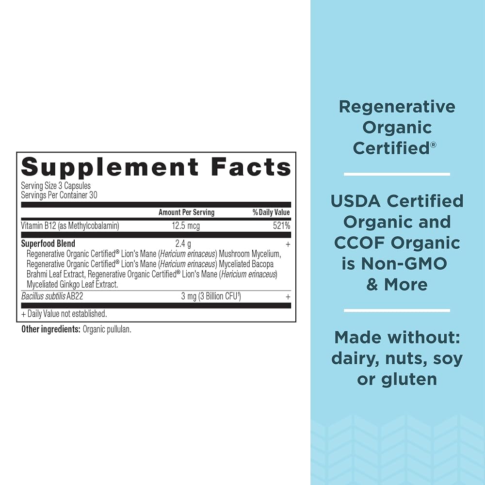 Ancient Nutrition Regenerative Organic Certified Vitamins and Minerals