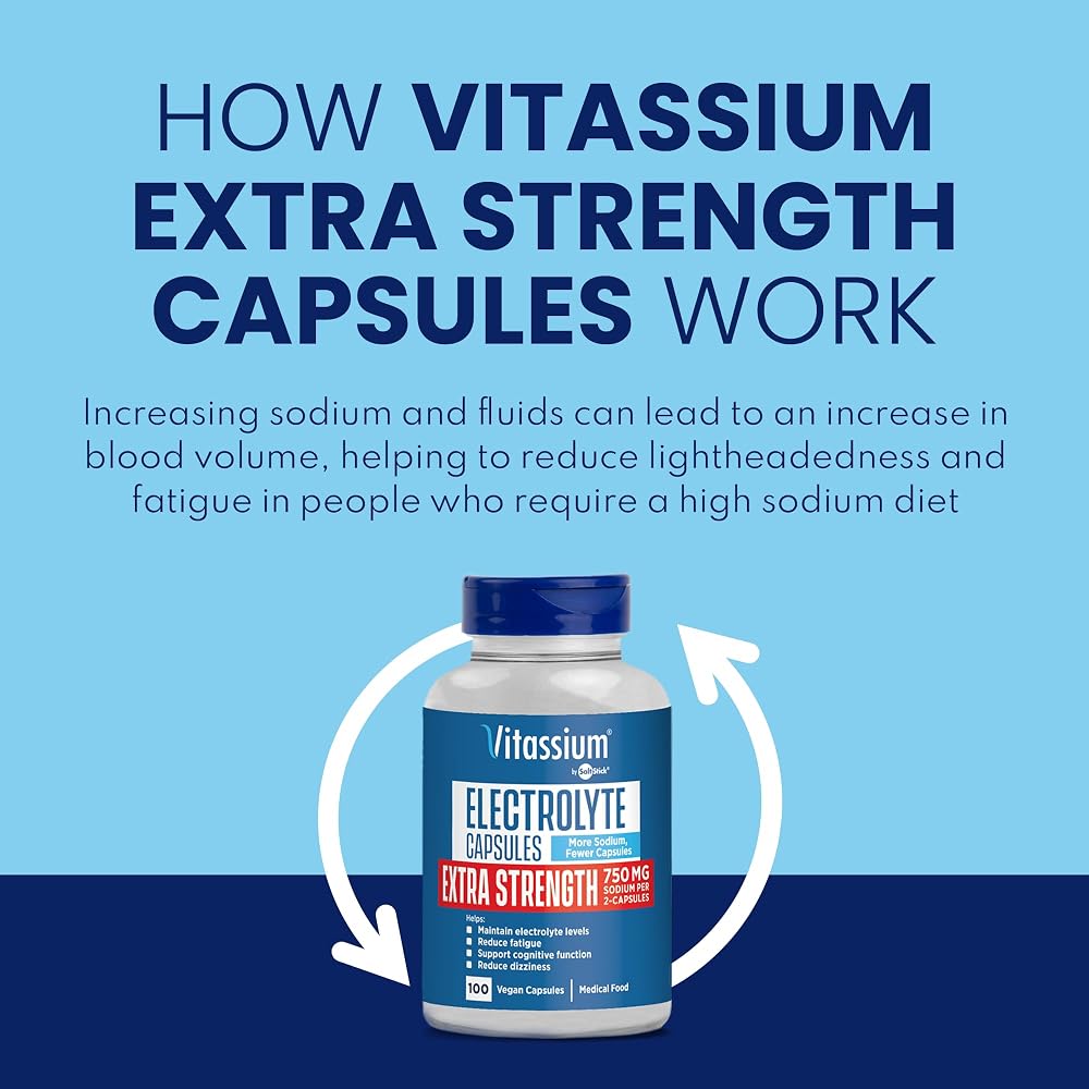 Vitassium Electrolyte Capsules - Electrolytes for Dietary Management
