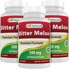 Best Naturals Bitter Melon 500 mg - 270 Vegetarian Capsules