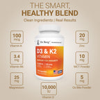 Dr. Berg Maximum Strength Vitamin D3 K2 10,000 IU - 120 Capsules - image 5