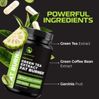 Nobi Nutrition Green Tea Extract Fat Burner - 120 Capsules - image 3