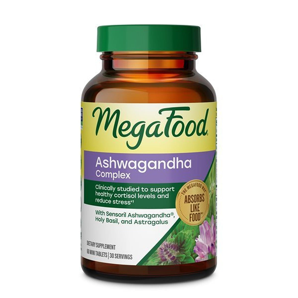 MegaFood Ashwagandha Complex Stress Support - 60 Tablets