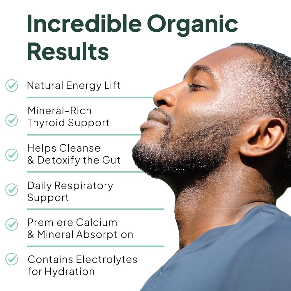 Organics Ocean Wild Sea Moss Capsules - 100% Organic Irish Sea Moss