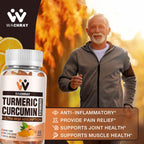 WACHRAY Turmeric Curcumin Gummies with Ginger & Black Pepper - 240 Count - image 2